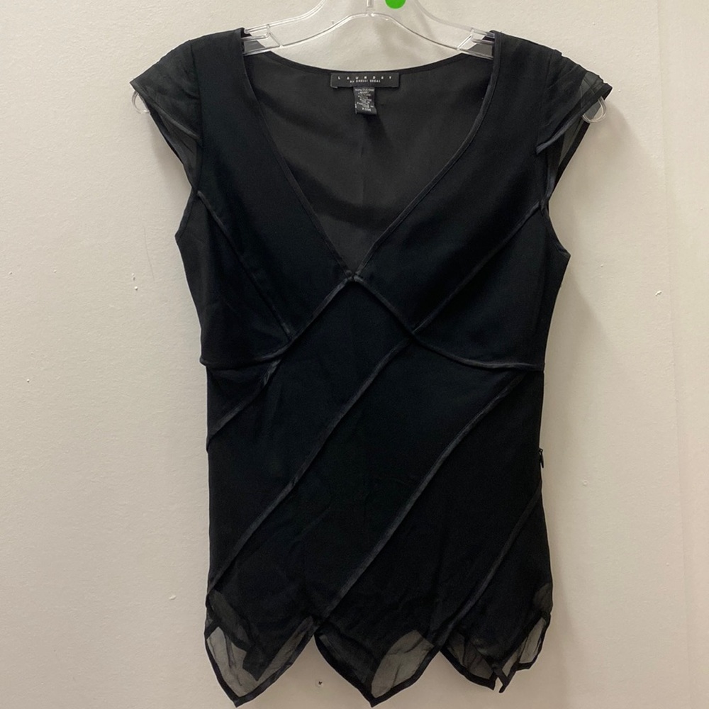 Laundry Black Blouse